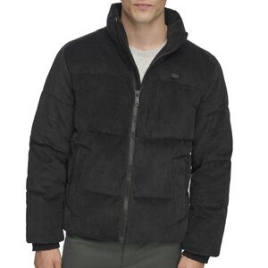 Levi's Men's Black Corduroy Puffer Jacket